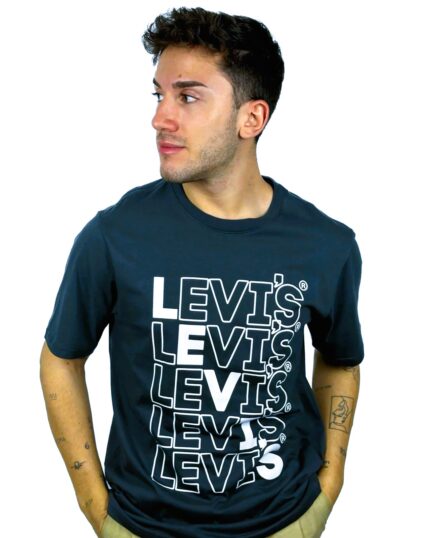 Levi's Relaxed Stairstep Logo Grey Oyster T-shirt